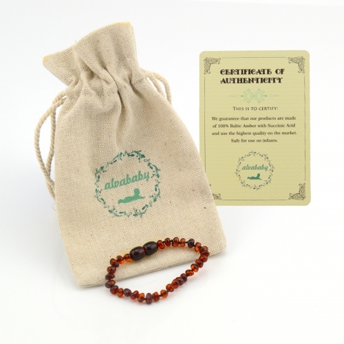 ALVABABY Amber Bracelet Anklet Unisex for Babies -(ATB05)