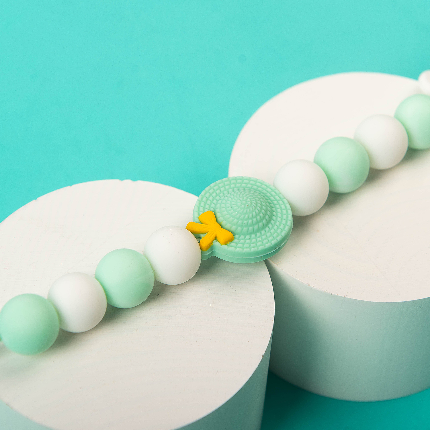 ALVABABY Silicone Pacifier Clip, Baby Shower Gift (SPWZ06)