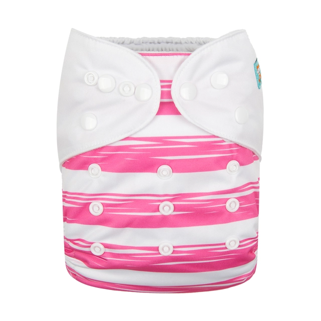 ALVABABY One Size Positioning Printed Cloth Diaper -Unicorn (AMD01A)