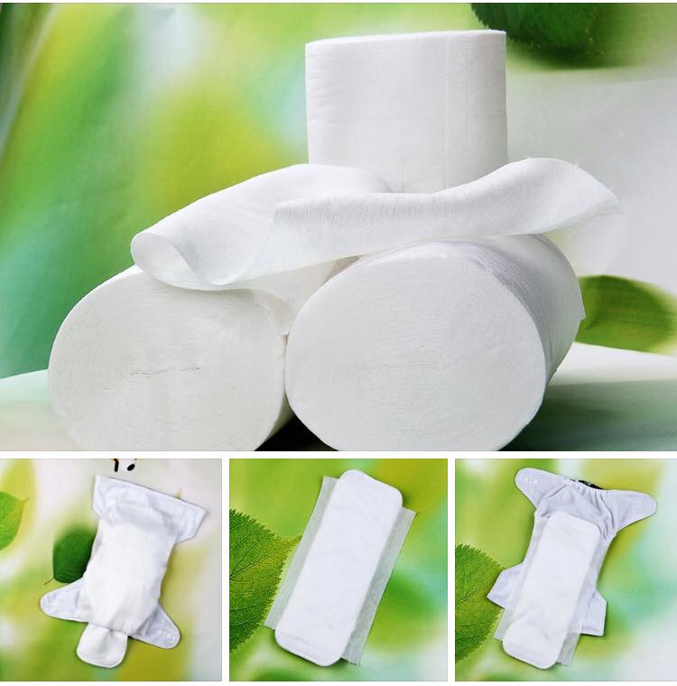 (Multi-Packs) VISCOSE(40g) Flushable Liner Disposable Liners for Cloth Diaper  BT01-40