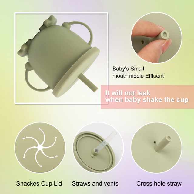 ALVABABY Silicone Training Cup (XG07A)