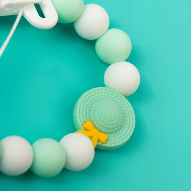 ALVABABY Silicone Pacifier Clip, Baby Shower Gift (SPWZ06)