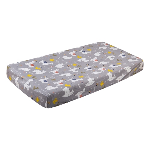 ALVABABY Cotton Changing Pad Cover and Baby Cradle Mattress