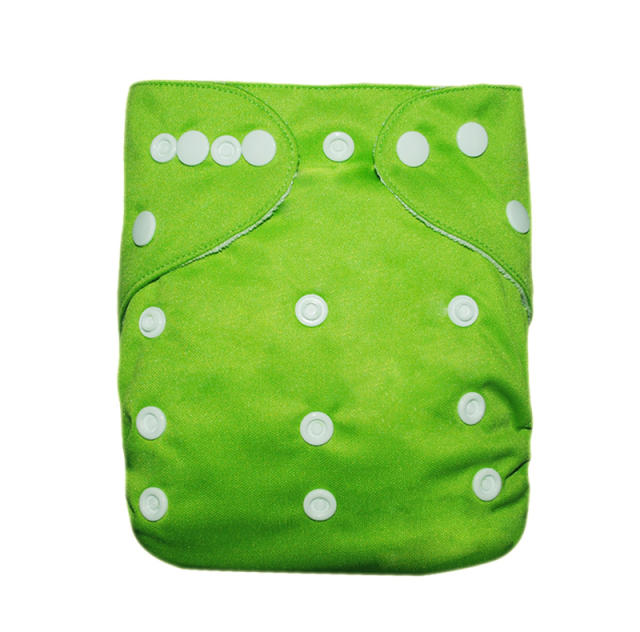 1 ALVABABY Reusable Baby Cloth Diaper Bamboo Diaper with one 4-layer bamboo & microfiber insert (BB10)