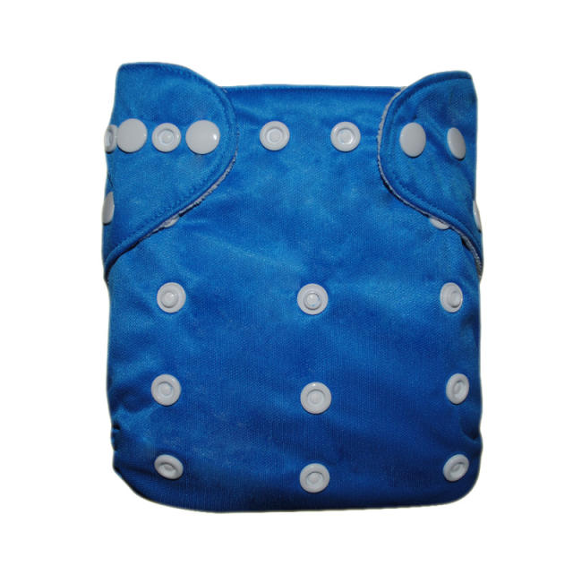 1 ALVABABY Reusable Baby Cloth Diaper Bamboo Diaper with one 4-layer bamboo & microfiber insert (BB06)