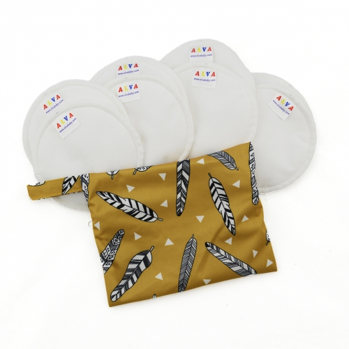(Multi-Packs ) Nursing Pads with Tiny Bags(8pcs in one pack) R-B09