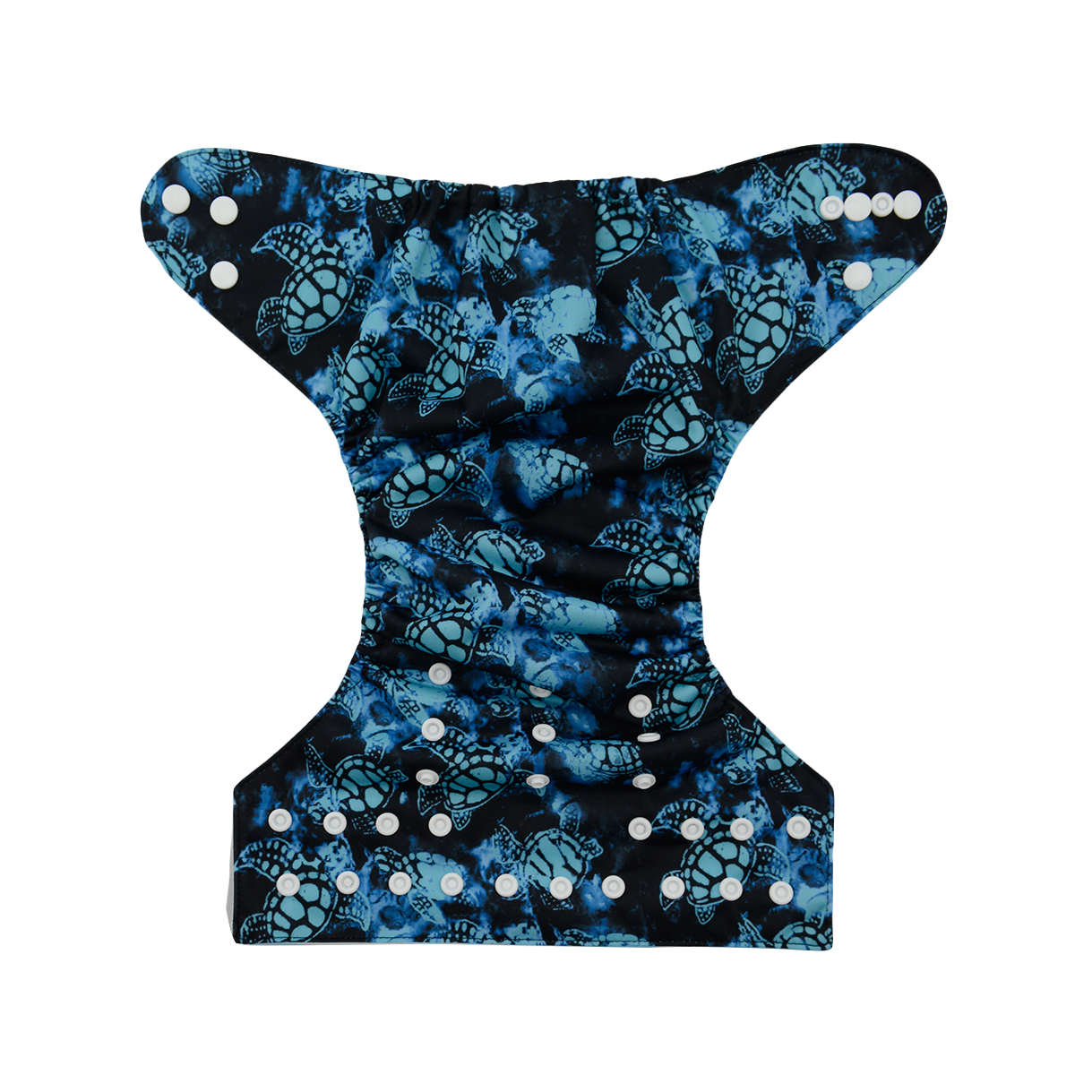 ALVABABY Print Cloth Diaper - One Size Adjustable Washable & Reusable Diaper for Babies and Toddlers  (Sea Turtle, H022A)