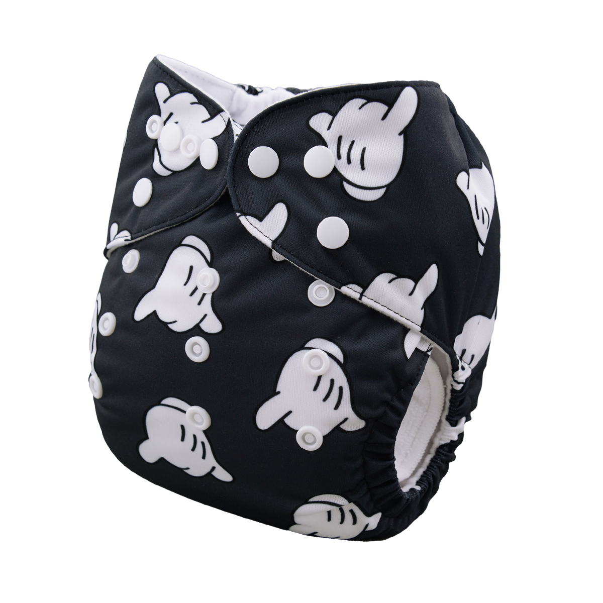 ALVABABY Print Cloth Diaper - One Size Adjustable Washable & Reusable Diaper for Babies and Toddlers (H064A)
