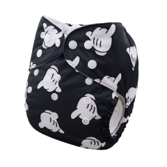 ALVABABY One Size Print Pocket Cloth Diaper (H064A)