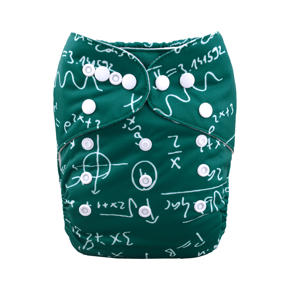 ALVABABY One Size Print Pocket Cloth Diaper -Math (H052A)