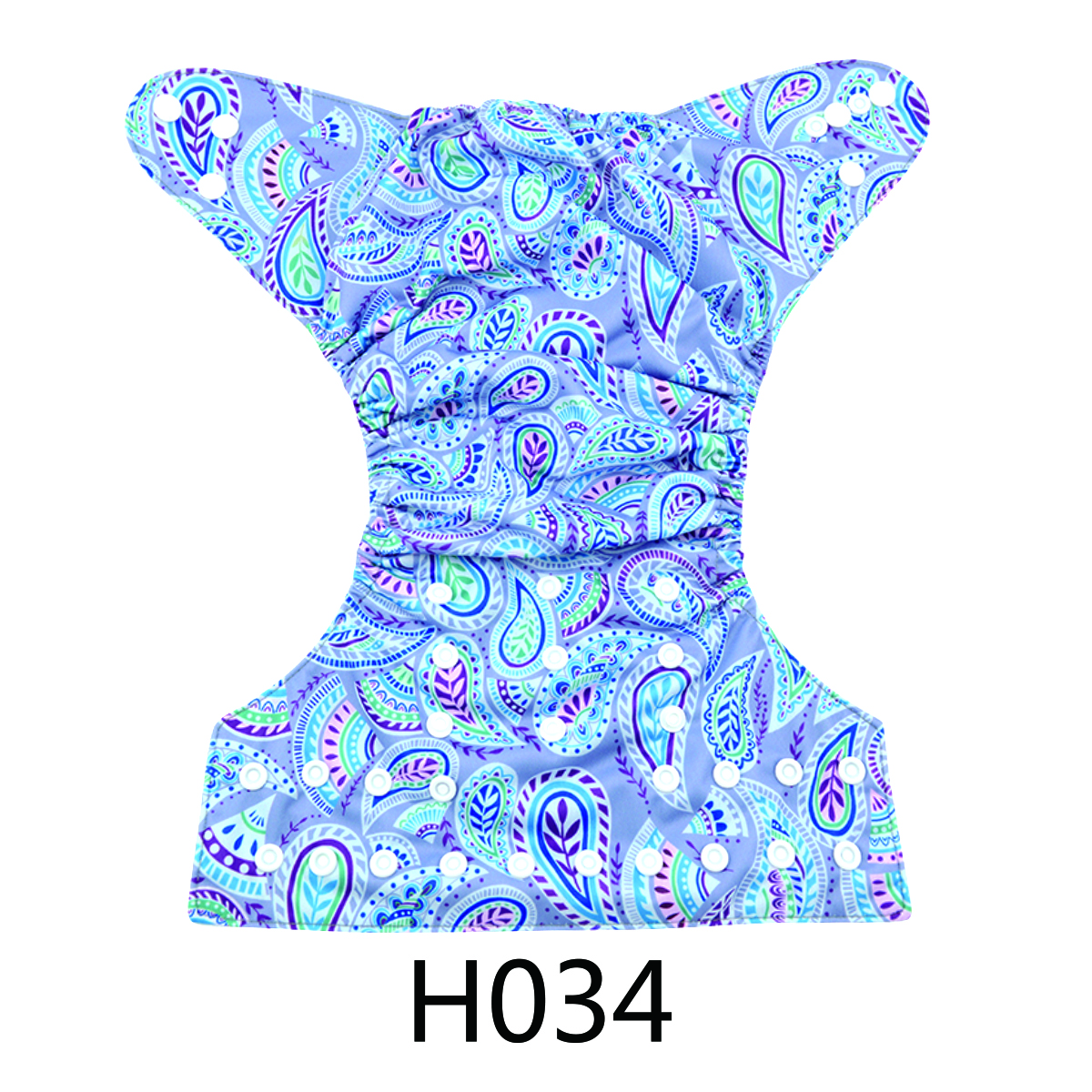 ALVABABY One Size Print Pocket Cloth Diaper (H034A)