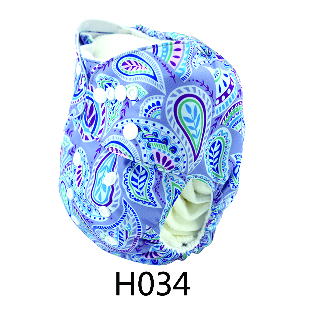 ALVABABY One Size Print Pocket Cloth Diaper (H034A)