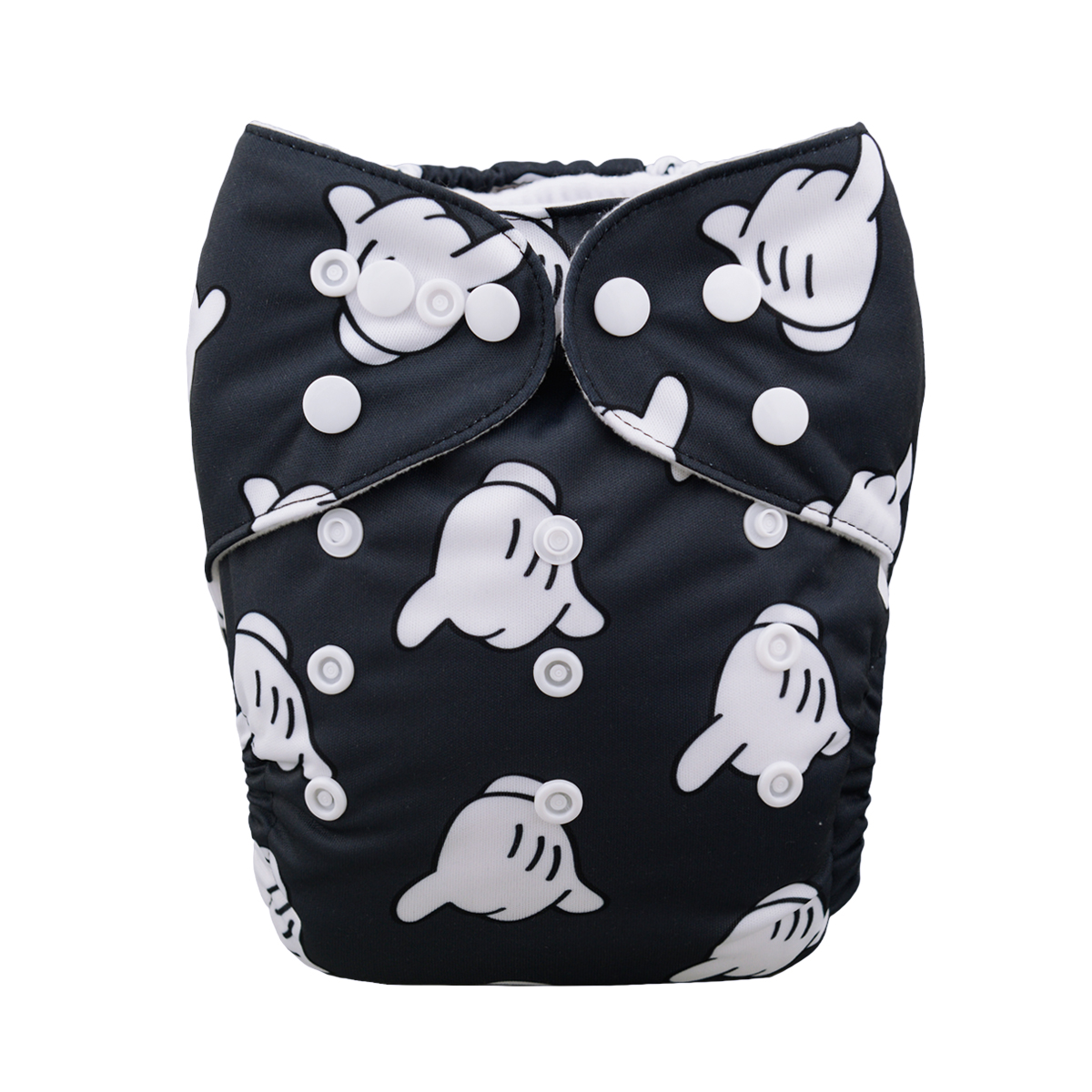 ALVABABY Print Cloth Diaper - One Size Adjustable Washable & Reusable Diaper for Babies and Toddlers (H064A)