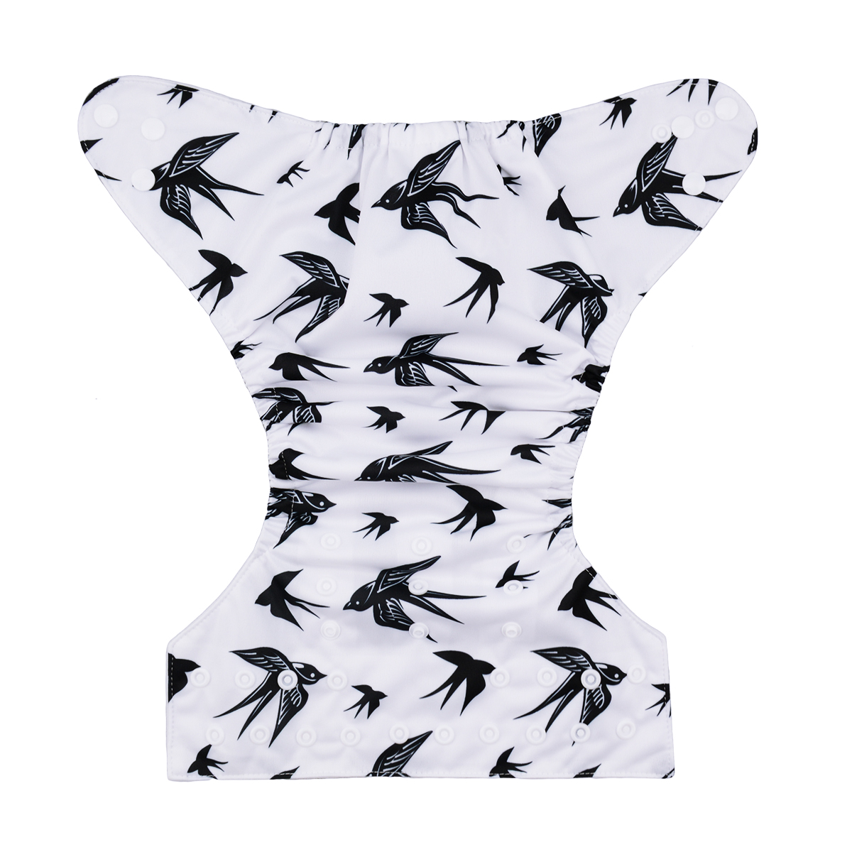 ALVABABY One Size Print Pocket Cloth Diaper-swallow (H062A)