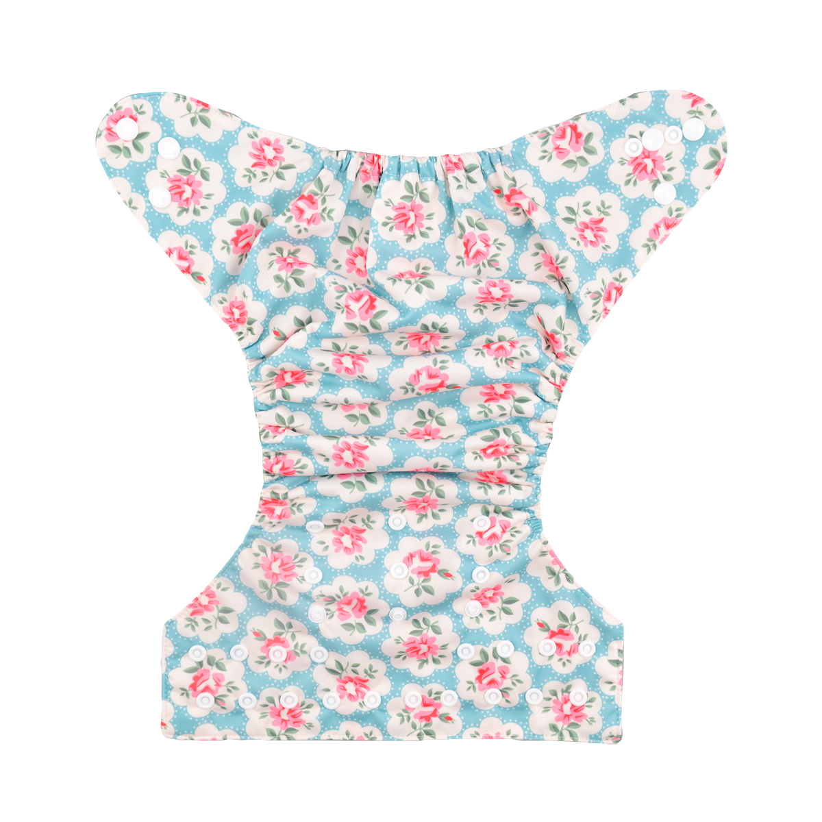 ALVABABY One Size Print Pocket Cloth Diaper-Flowers (H051A)