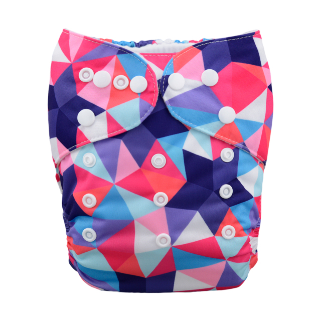 ALVABABY One Size Print Pocket Cloth Diaper (H061A)