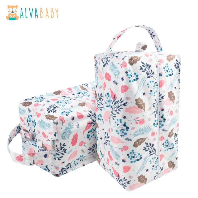 ALVABABY Diaper Pod with Double TPU layers - Leaves(LP-H050A)