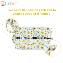 ALVABABY Diaper Pod with Double TPU layers - Bees(LP-H117A)