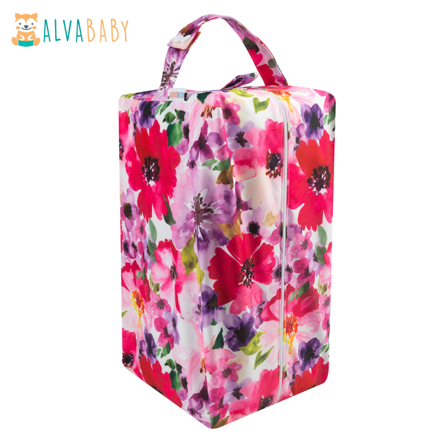 ALVABABY Diaper Pod with Double TPU layers-Flowers  (LP-H065A)