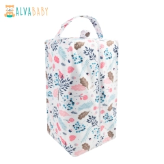 ALVABABY Diaper Pod with Double TPU layers - Leaves(LP-H050A)