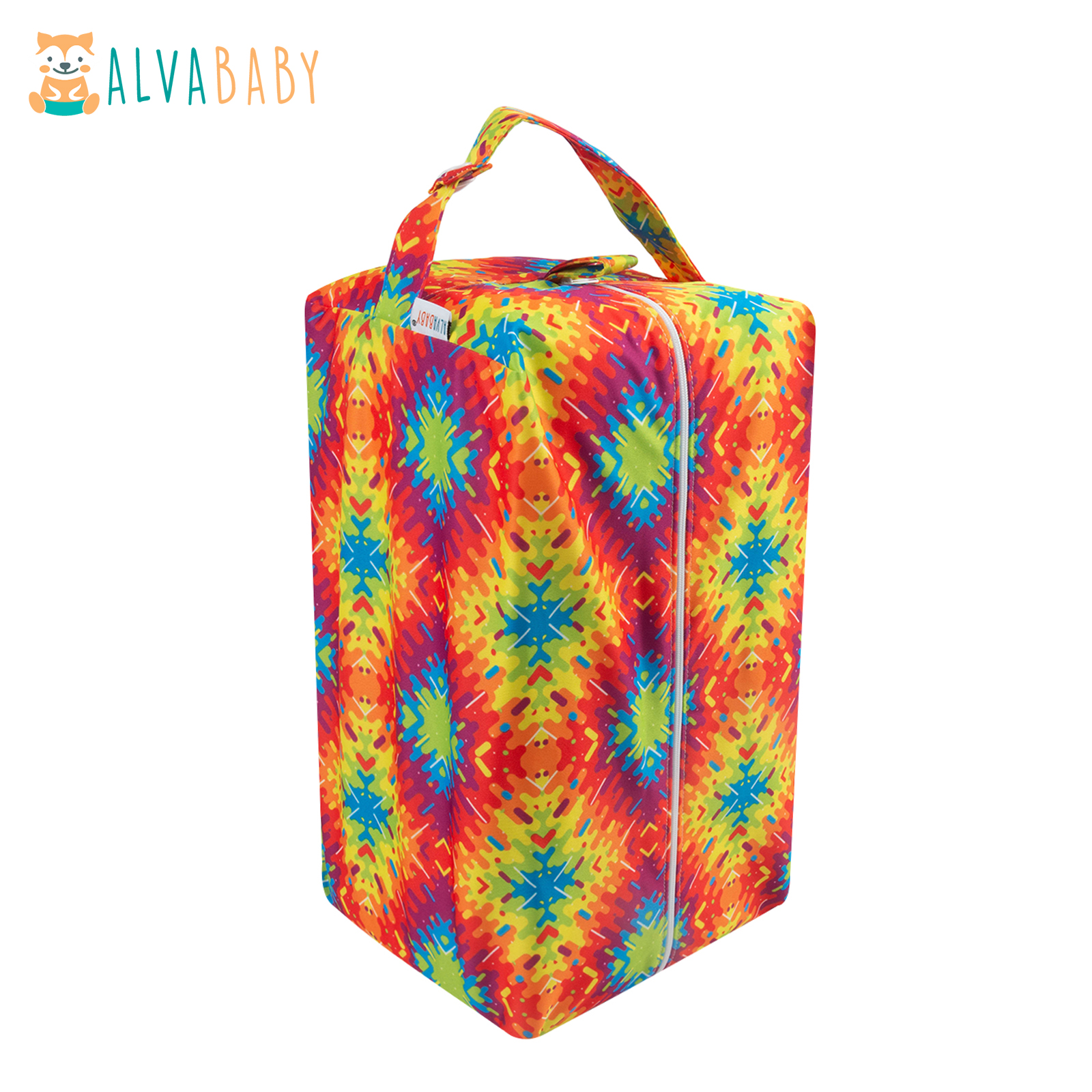 ALVABABY Diaper Pod, Waterproof Wet Bag for Daycare & Travel (Orange, LP-H246A)