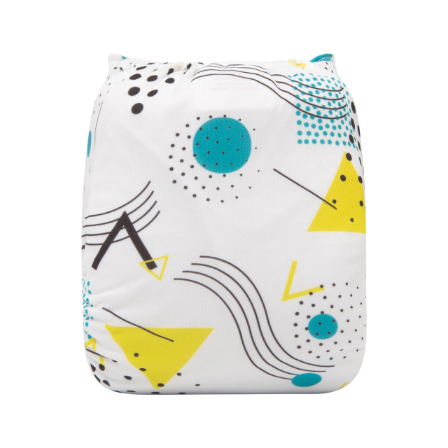 ALVABABY One Size Print Pocket Cloth Diaper （H316A)