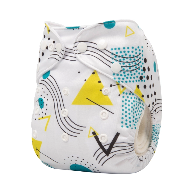 ALVABABY One Size Print Pocket Cloth Diaper （H316A)