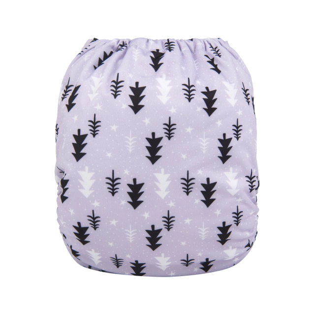 ALVABABY One Size Print Pocket Cloth Diaper -Christmas trees(H138A)