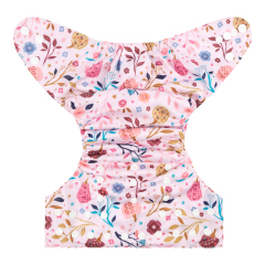 ALVABABY One Size Print Pocket Cloth Diaper-Pumpkin Plants (H393A)