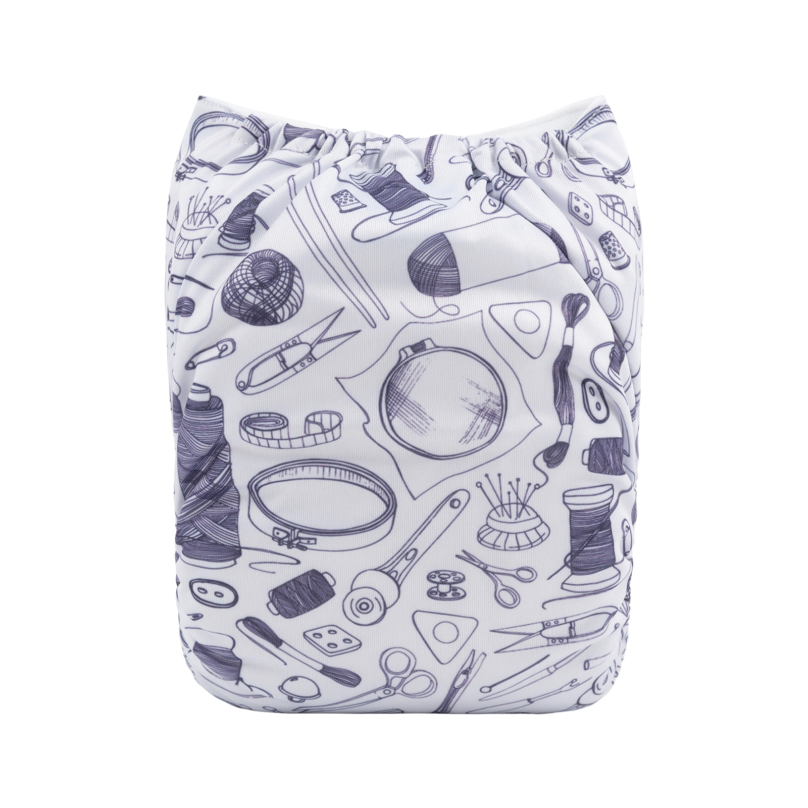 ALVABABY One Size Print Pocket Cloth Diaper -Tailor tools(H397A)