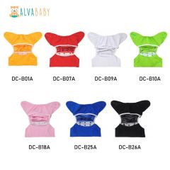 (Multi-Packs) Solid Diaper Cover(one size) with Double Gussets