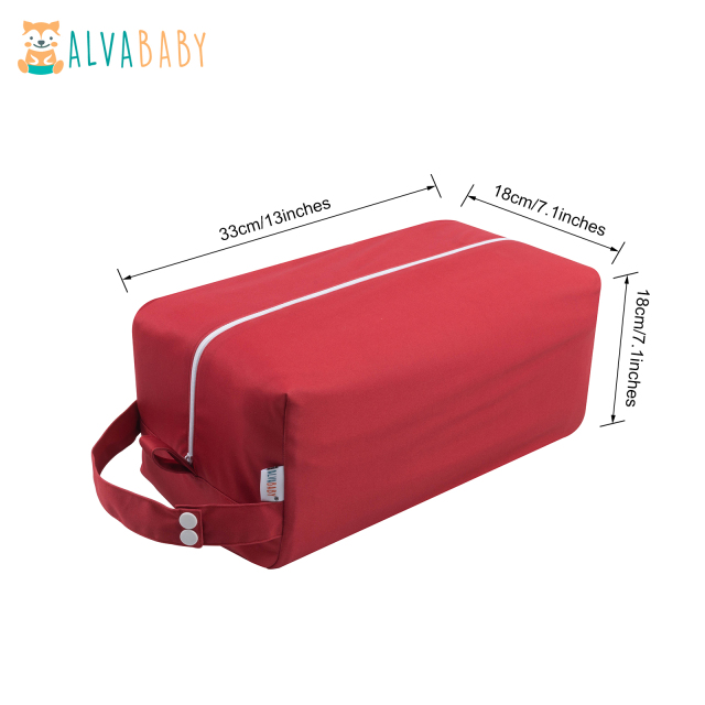 ALVABABY Diaper Pod with Double TPU layers -Red(LP-B36A)