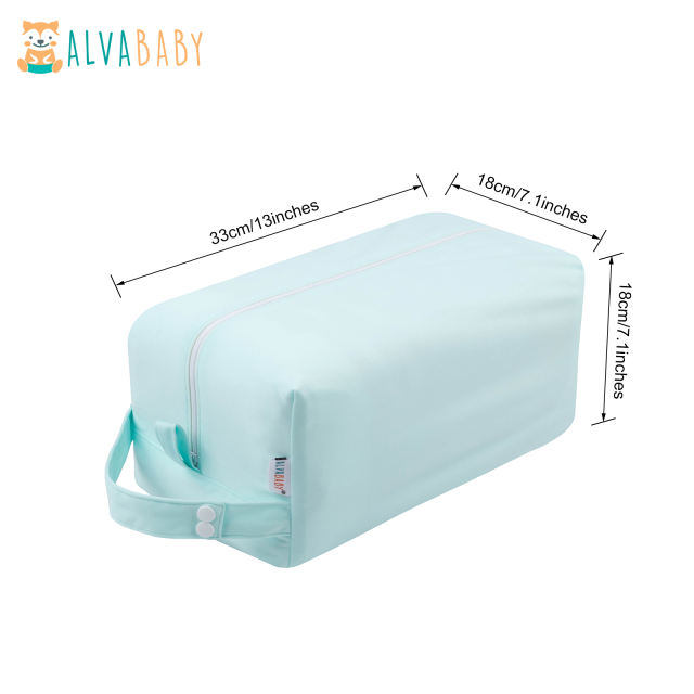 ALVABABY Diaper Pod with Double TPU layers -Blue (LP-B02A)
