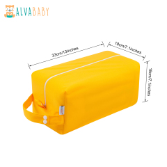 ALVABABY Diaper Pod with Double TPU layers -Yellow (LP-B01A)