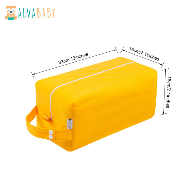 ALVABABY Diaper Pod with Double TPU layers -Yellow (LP-B01A)