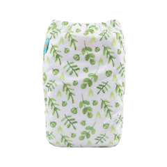 ALVABABY Newborn Pocket Cloth Diaper-Leaves(SH187A)
