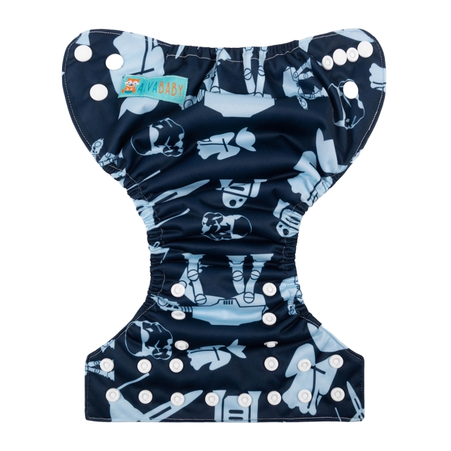 ALVABABY Newborn Pocket Cloth Diaper-Space(SH091A)