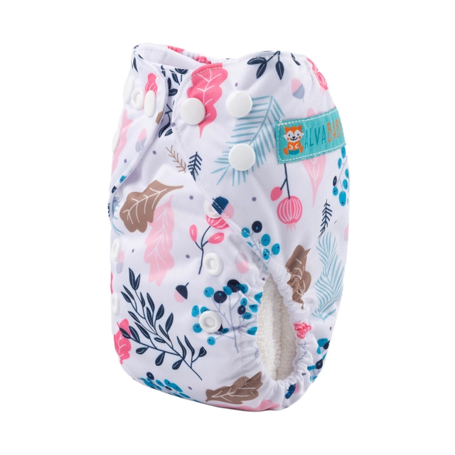 ALVABABY Newborn Pocket Cloth Diaper-Flowers (SH050A)