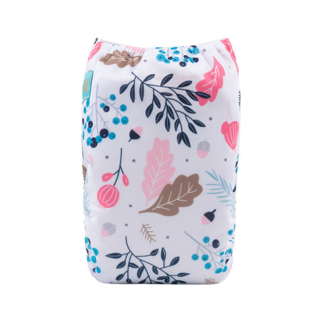 ALVABABY Newborn Pocket Cloth Diaper-Flowers (SH050A)