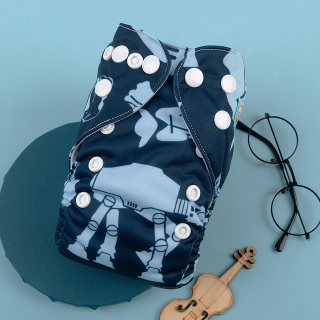ALVABABY Newborn Pocket Cloth Diaper-Space(SH091A)