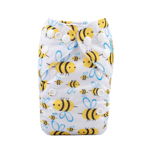 ALVABABY Newborn Pocket Cloth Diaper-Bees(SH117A)