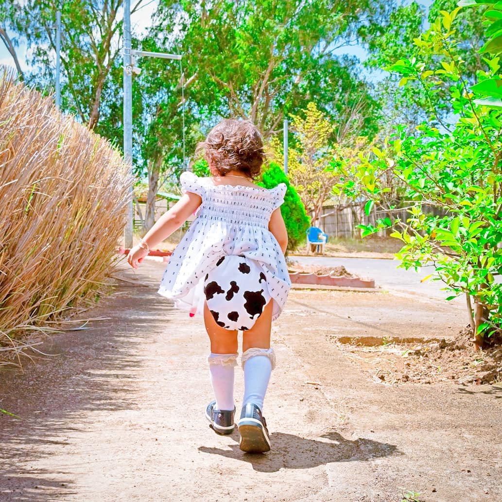 ALVABABY Print Cloth Diaper - One Size Adjustable Washable & Reusable Diaper for Babies and Toddlers -（Dairy Cow, A10A)