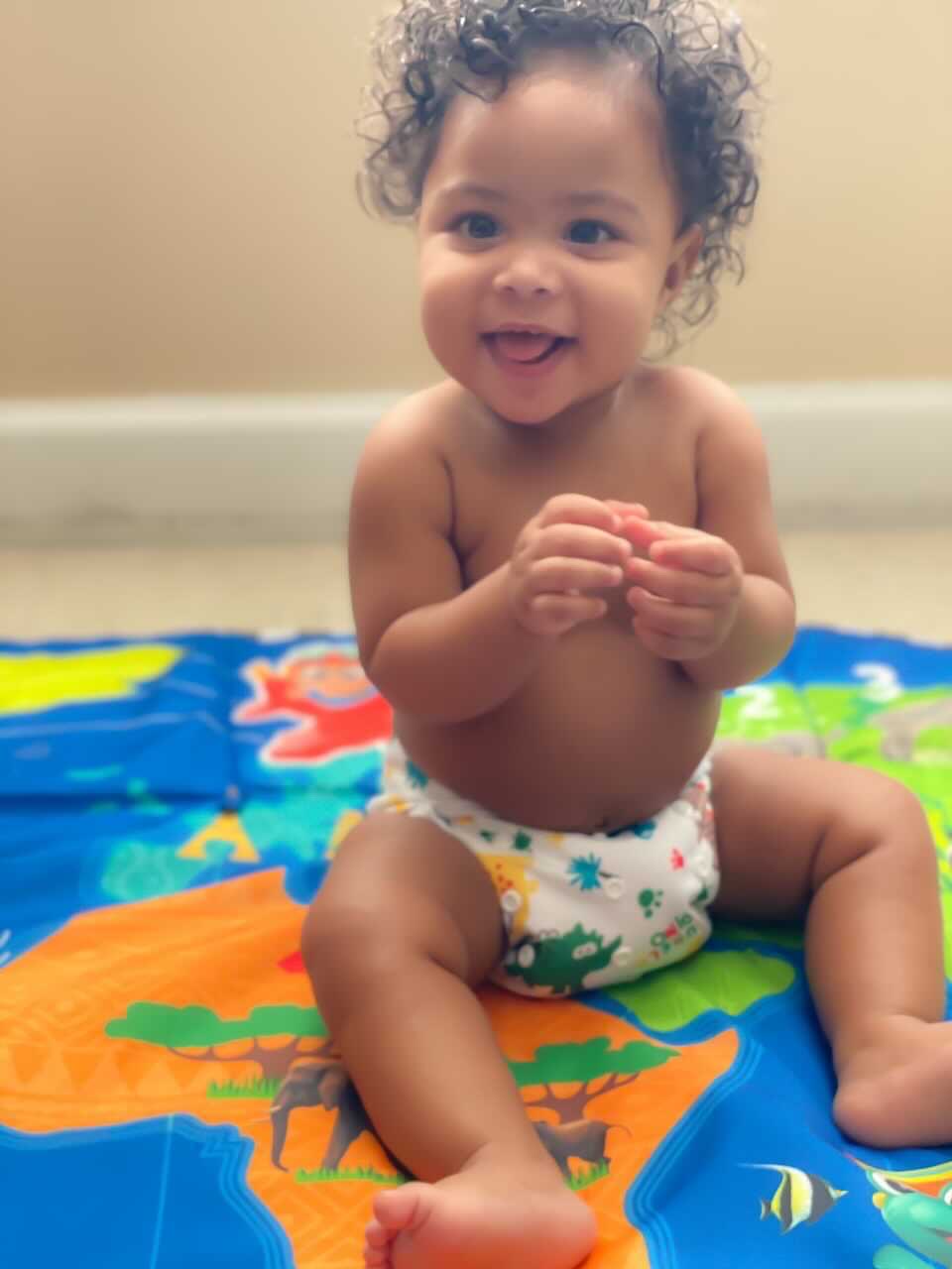 ALVABABY Print Cloth Diaper - One Size Adjustable Washable & Reusable Diaper for Babies and Toddlers (Little dinosaur, H147A)