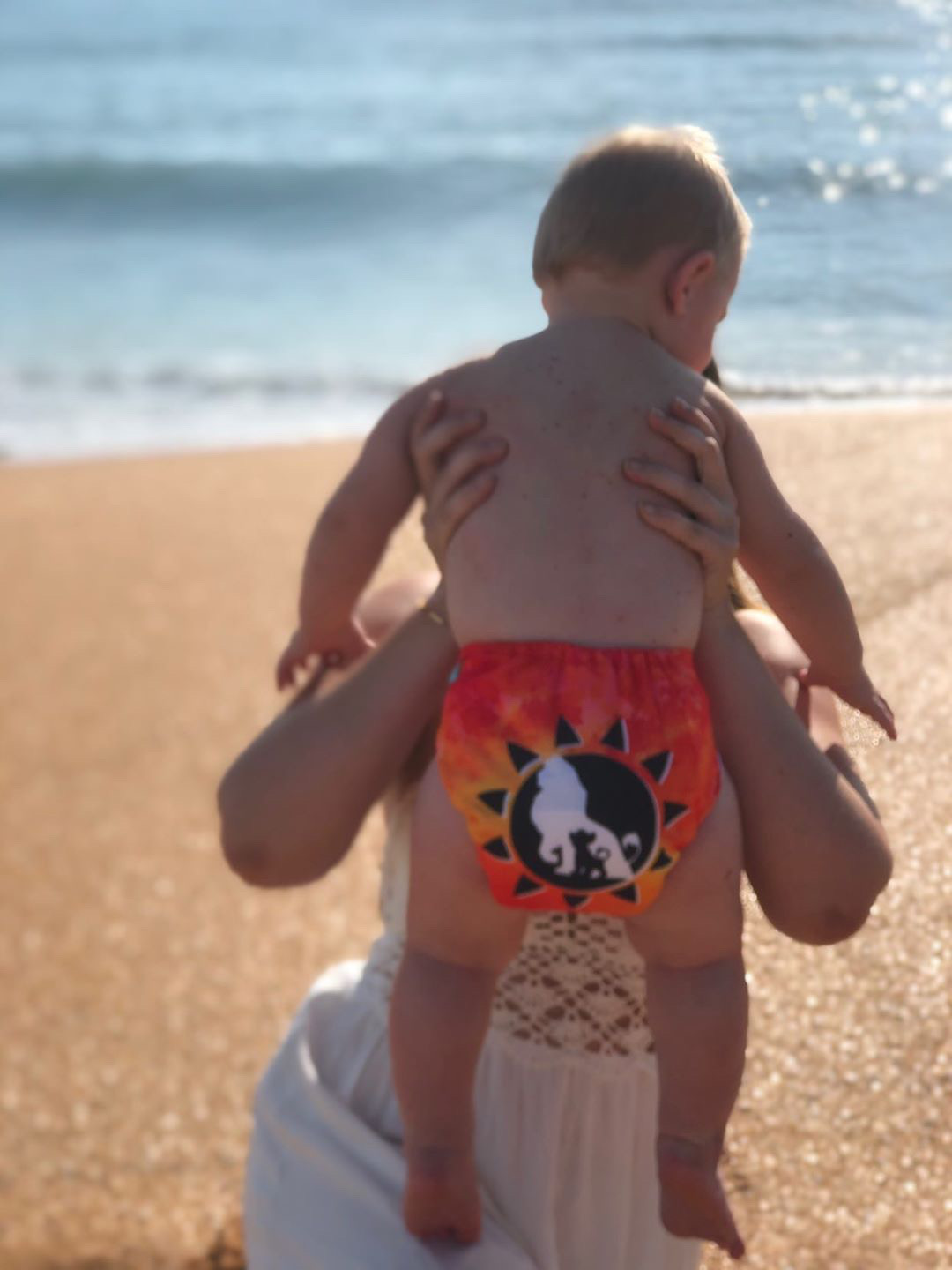 ALVABABY Positioning Cloth Diaper - One Size Adjustable Washable & Reusable Diaper for Babies and Toddlers (The Lion King, YD198A)