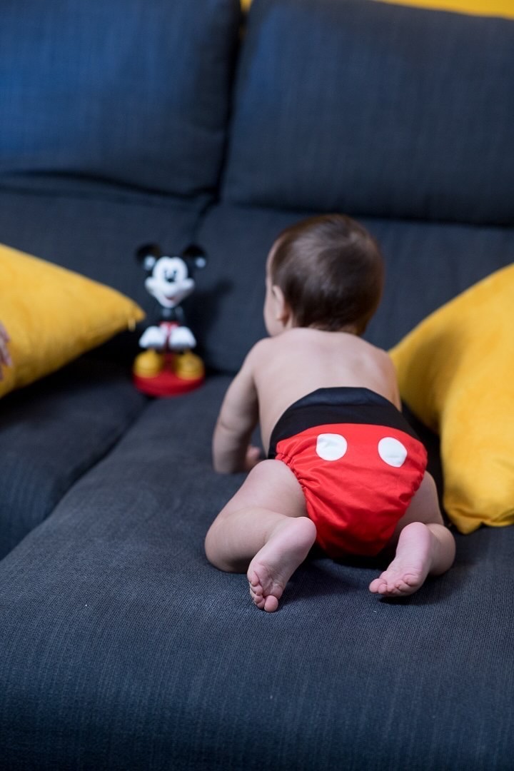 ALVABABY Positioning Cloth Diaper - One Size Adjustable Washable & Reusable Diaper for Babies and Toddlers (YD78A)