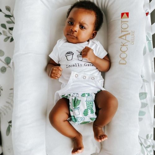 ALVABABY Newborn Cloth Diaper - Adjustable,Washable,Reusable Cloth Diaper with Pocket for Baby under 12lbs (SH134A Cactus)