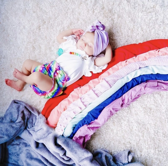 ALVABABY Newborn Pocket Cloth Diaper-Rainbow (SYA65A)