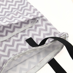 ALVABABY Large Wet Dry Bag,Waterproof Hanging Cloth Bag with Double Zippered Pockets (HL-S33)