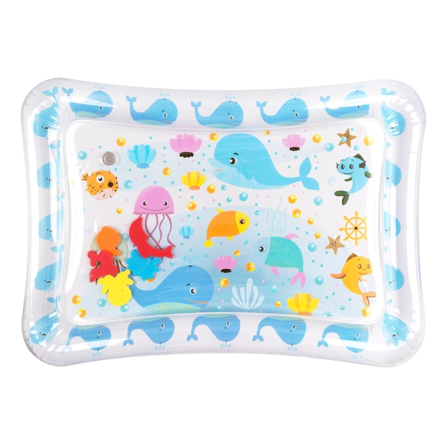 Tummy Time Baby Water Mat/ Inflatable Baby Water Play Mat for Infants and Toddlers Baby Toys -WPF03