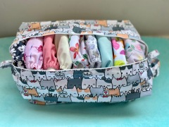 ALVABABY Diaper Pod with Double TPU layers - Cats(LP-H286A)